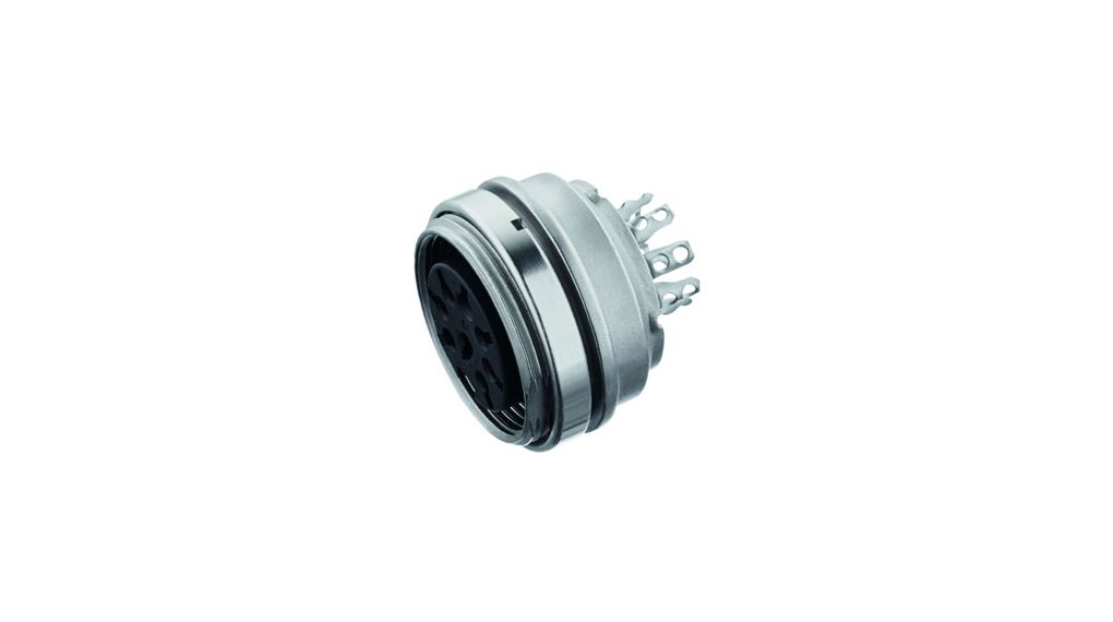 Connecteur cylindrique, Prise, 3 Contacts, 5A, 300V, IP40